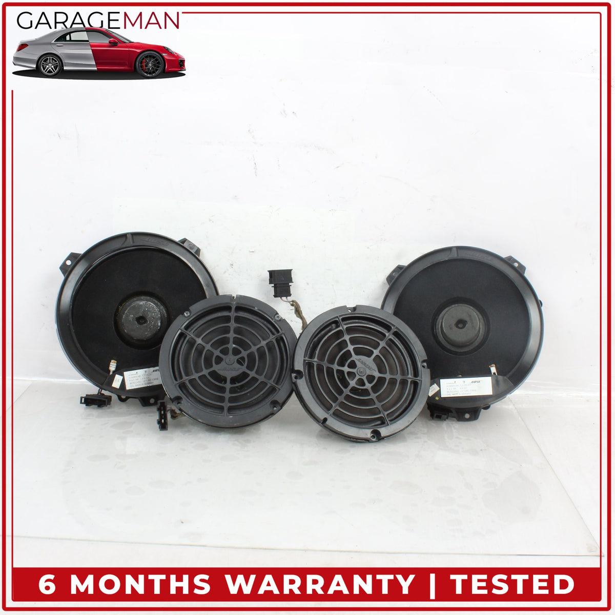 2003-2010 Porsche Cayenne 955 957 Front and Rear Door Sound Speaker Set OEM