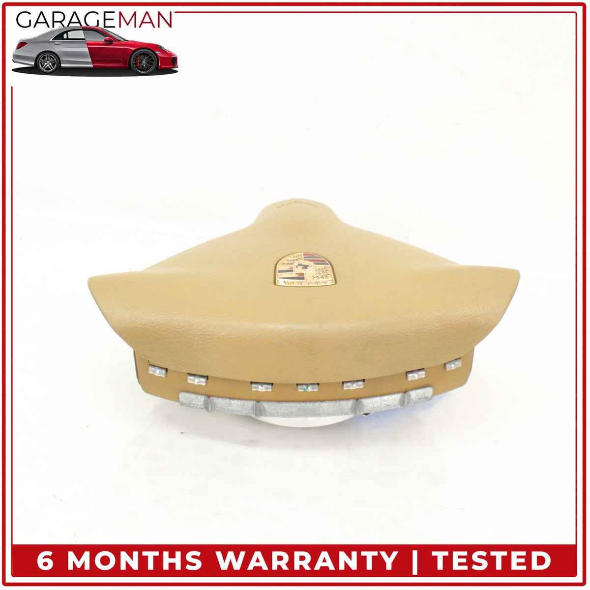 1997-2005 Porsche 911 996 Front Left Steering Wheel Airbag Beige 99680308902 OEM