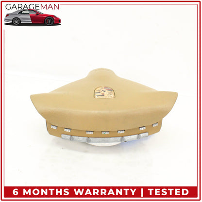 1997-2005 Porsche 911 996 Front Left Steering Wheel Airbag Beige 99680308902 OEM