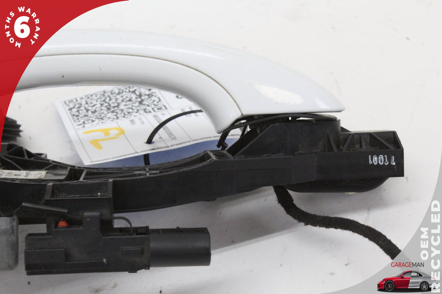 2007-2015 Audi Q7 Front Left Driver Side Exterior Door Handle White Keyless OEM