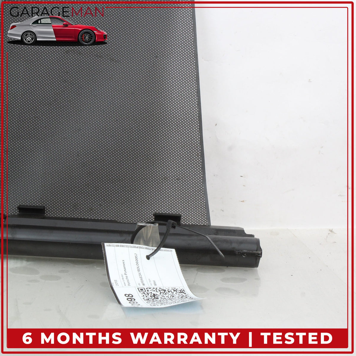 2010-2016 Porsche Panamera 970 Rear Right Door Window Sun Shade 97053641201 OEM