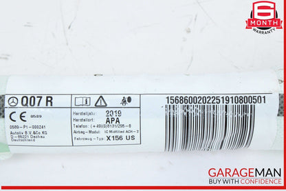 15-20 Mercedes X156 GLA250 Right Passenger Side Curtain Air Bag 1568600202 OEM