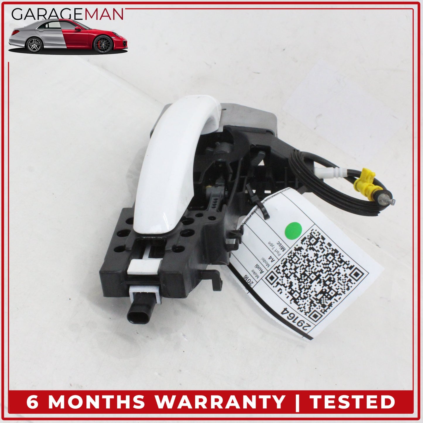 2009-2016 Audi A4 S4 A5 S5 Front Left Driver Side Exterior Door Handle White OEM