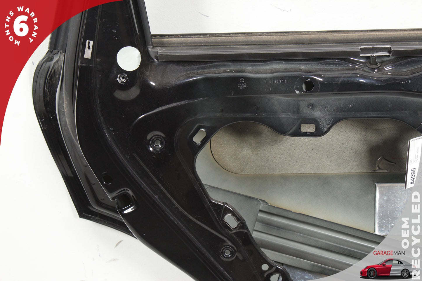 2011-2018 Porsche Cayenne 958 Rear Left Driver Side Door Shell Black OEM