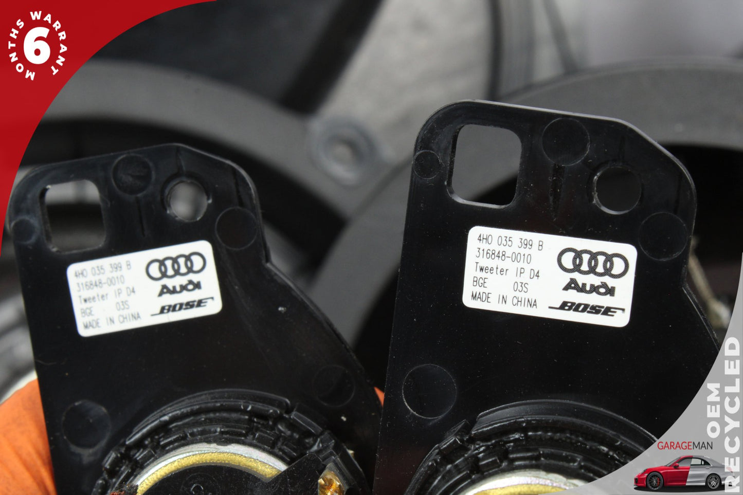 2012-2018 Audi A6 Sedan Front/Rear Left and Right Side Audio Speakers Set of 12