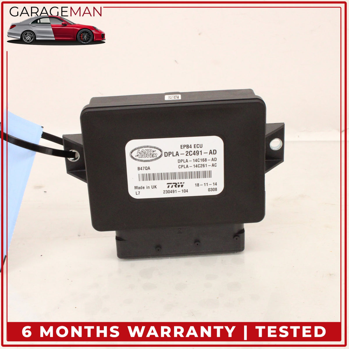 2014-2015 LR Range Rover Sport L494 Hand Brake Auto Parking Control Module OEM