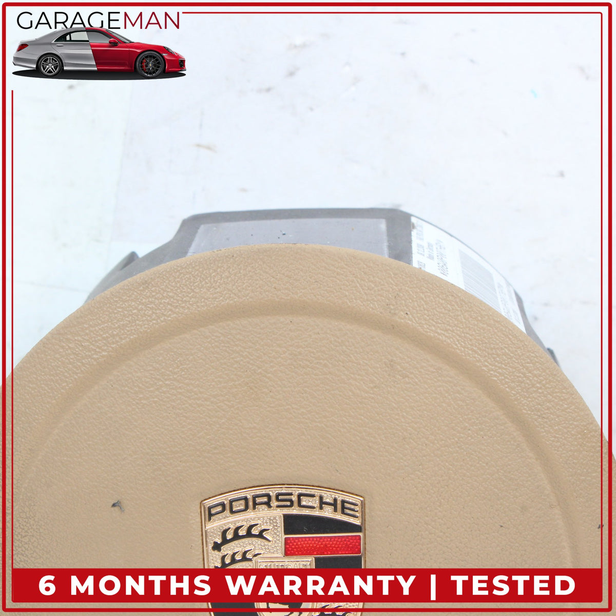 2010-2016 Porsche Panamera 970 Steering Wheel Airbag Beige 97080308902 OEM
