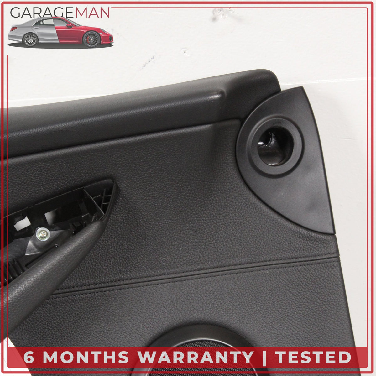 2004-2010 BMW 650i E64 Front Left Door Interior Panel Assembly Black OEM