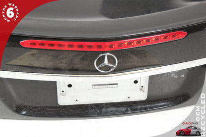 2010-2017 Mercedes W207 E400 Rear Trunk Lid Panel Assembly Black 2077500175 OEM