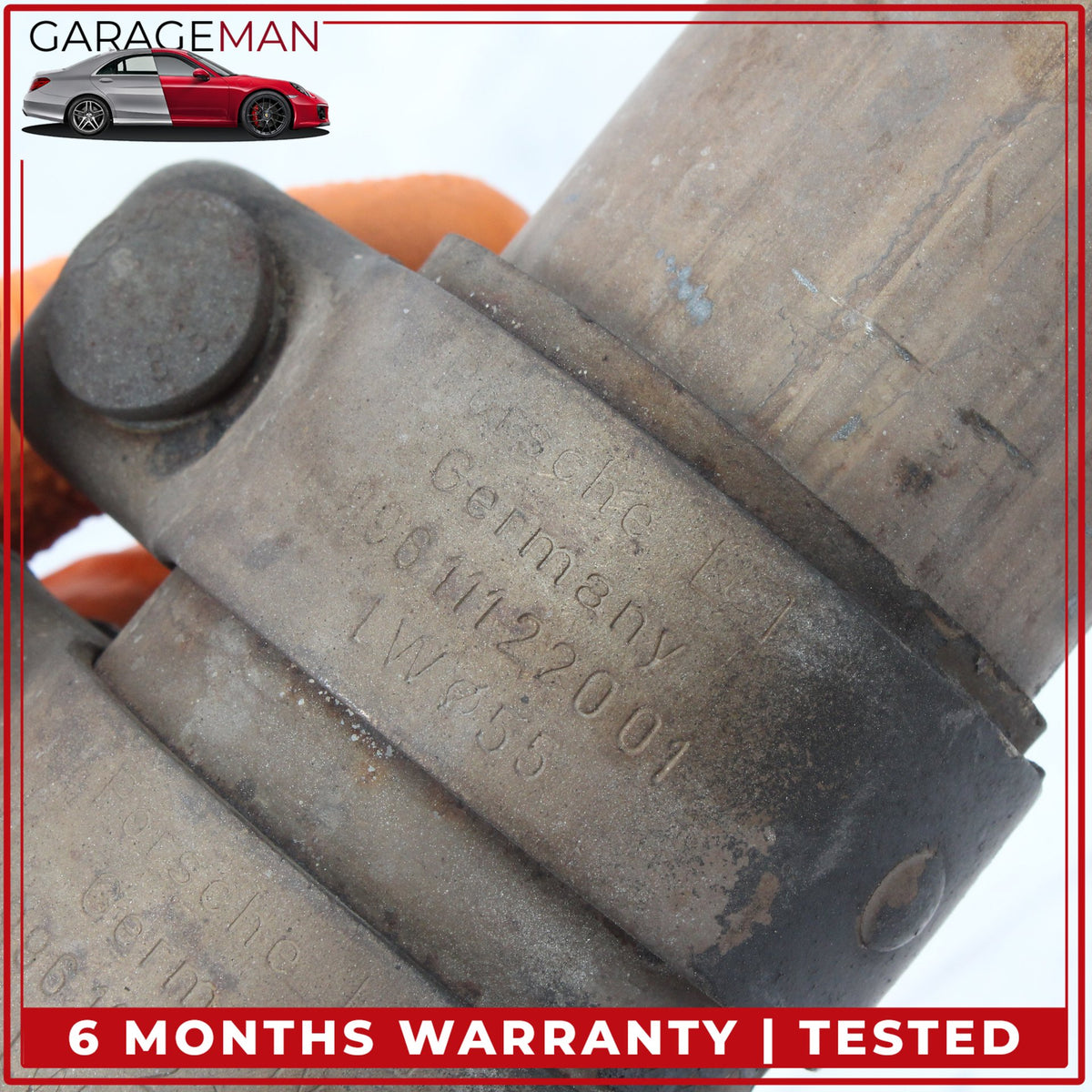 1999-2001 Porsche 911 Carrera 996 Left and Right Side Exhaust Downpipe Set OEM