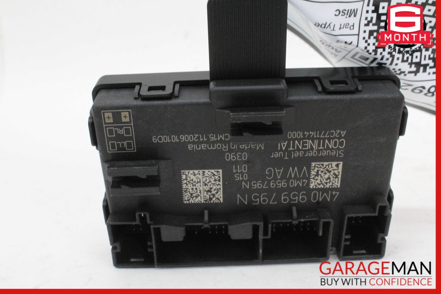 2018-2024 Audi A4 B9 Sedan Rear Door Control Module 4M0959795N Genuine