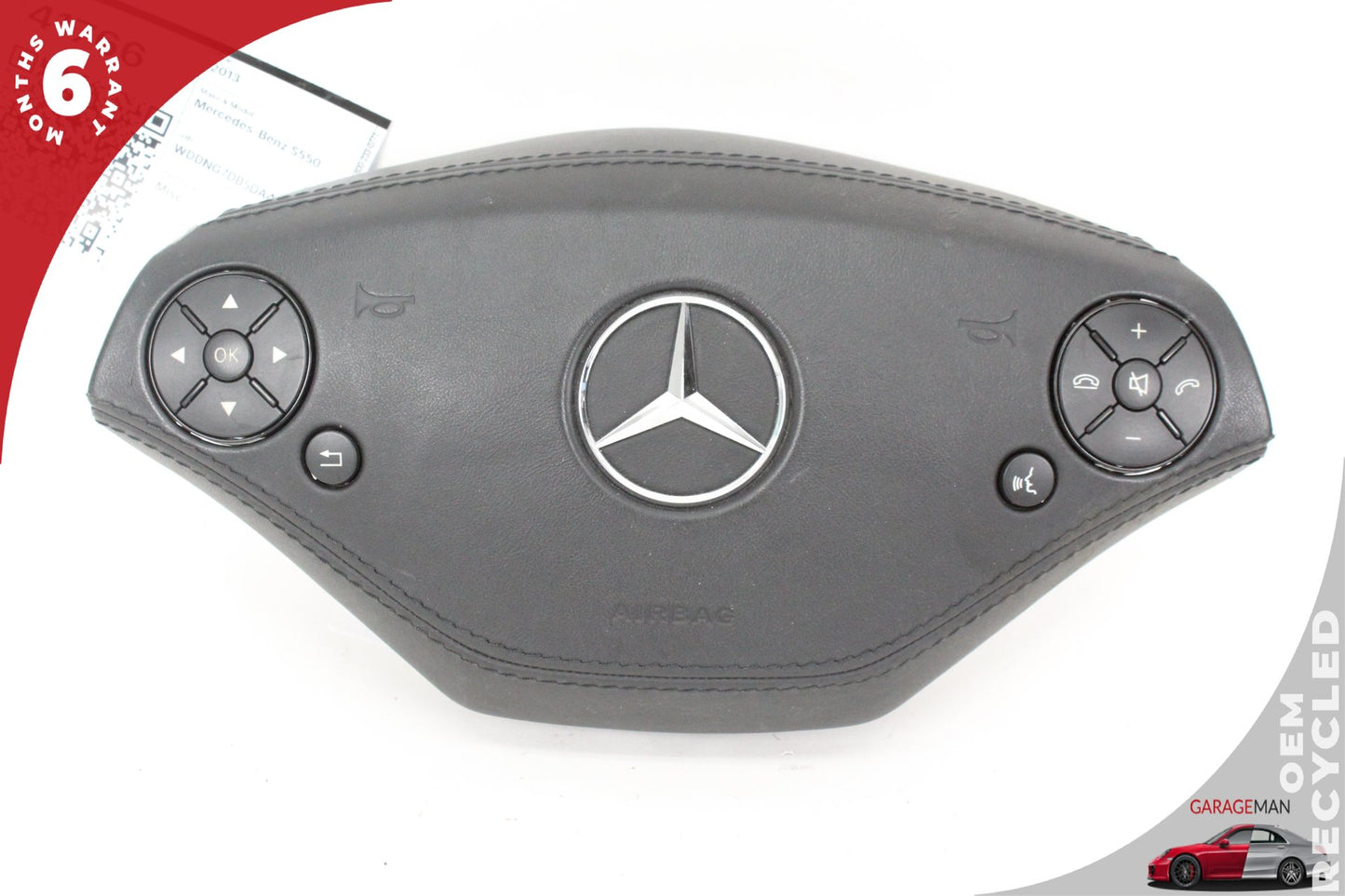 2010-2014 Mercedes W221 S550 CL550 Steering Wheel Airbag 2218602902 OEM
