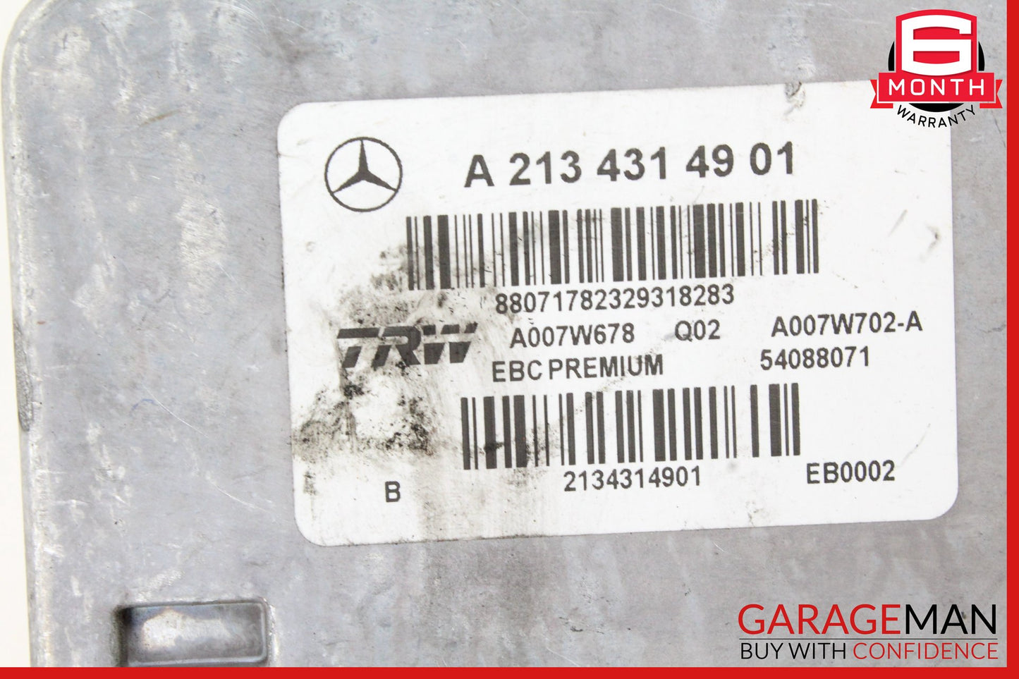 2018-2022 Mercedes-Benz E450 W238 ABS Anti Lock Brake Pump Module 2134314901 OEM