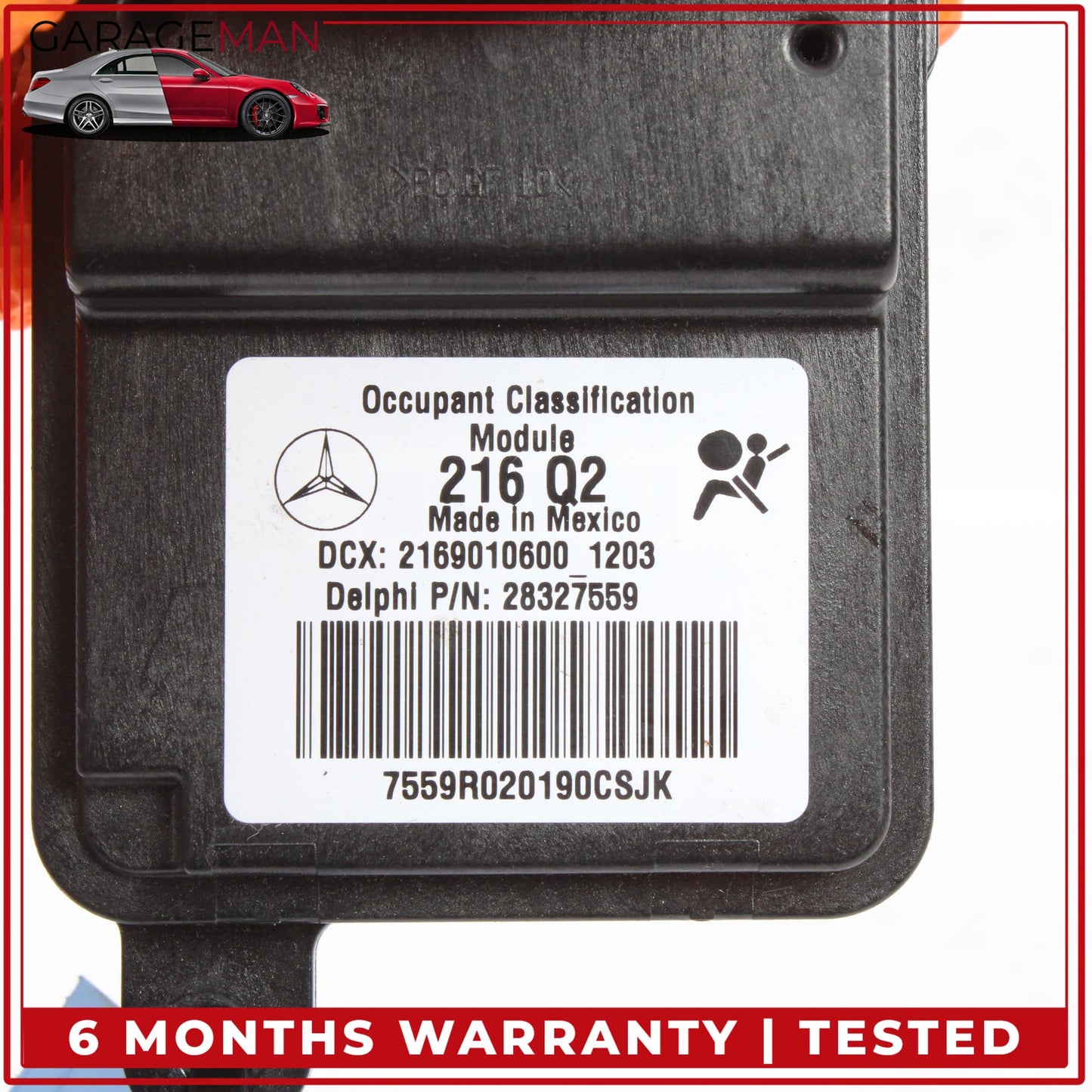 2011-2014 Mercedes W216 CL550 CL600 Seat Occupancy Control Module 2169010600 OEM