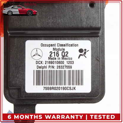 2011-2014 Mercedes W216 CL550 CL600 Seat Occupancy Control Module 2169010600 OEM