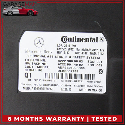 2012-2020 Mercedes W212 E250 Communication Control Module Unit 2229006003 OEM
