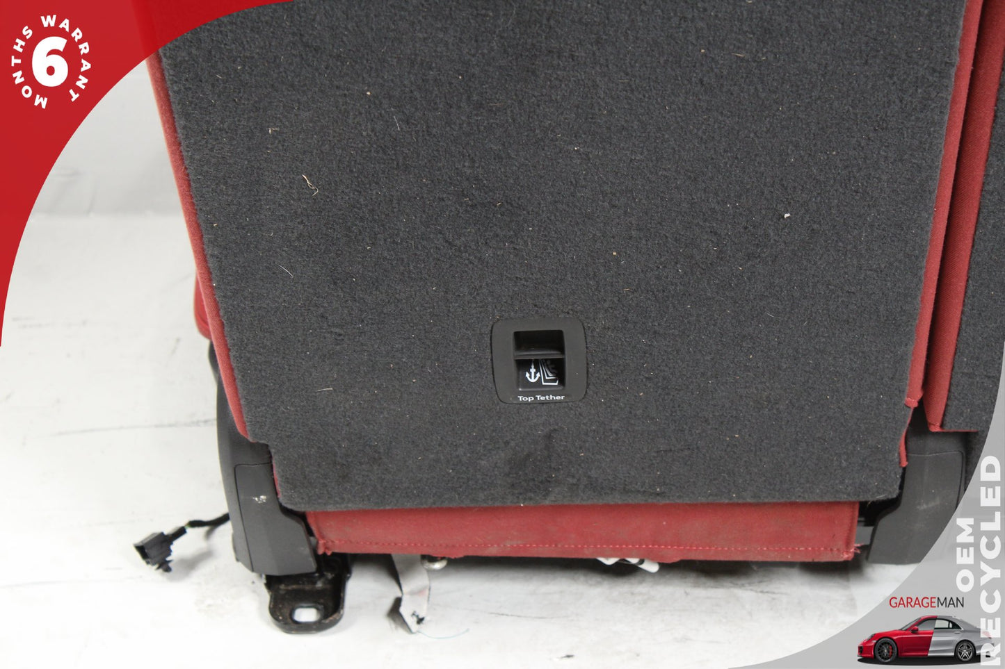 2018-2020 Audi SQ5 SUV Rear Left Driver Side Complete Seat Assembly Red OEM
