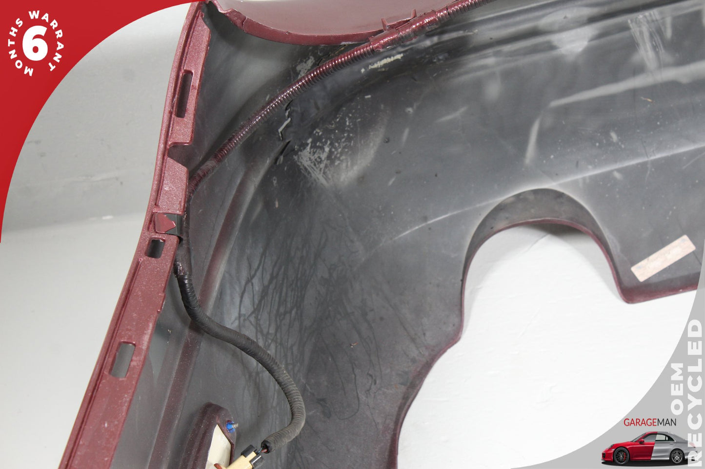 02-05 Ford Thunderbird Convertible Rear Bumper Cover Red 1W6Z17K835BAA