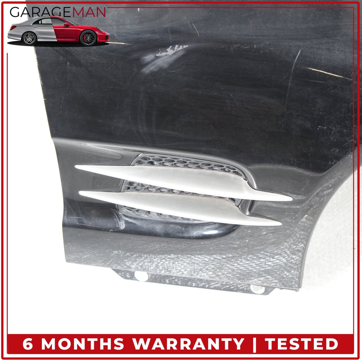 2003-2008 Mercedes R230 SL500 Front Right Side Fender Wing Panel Black OEM