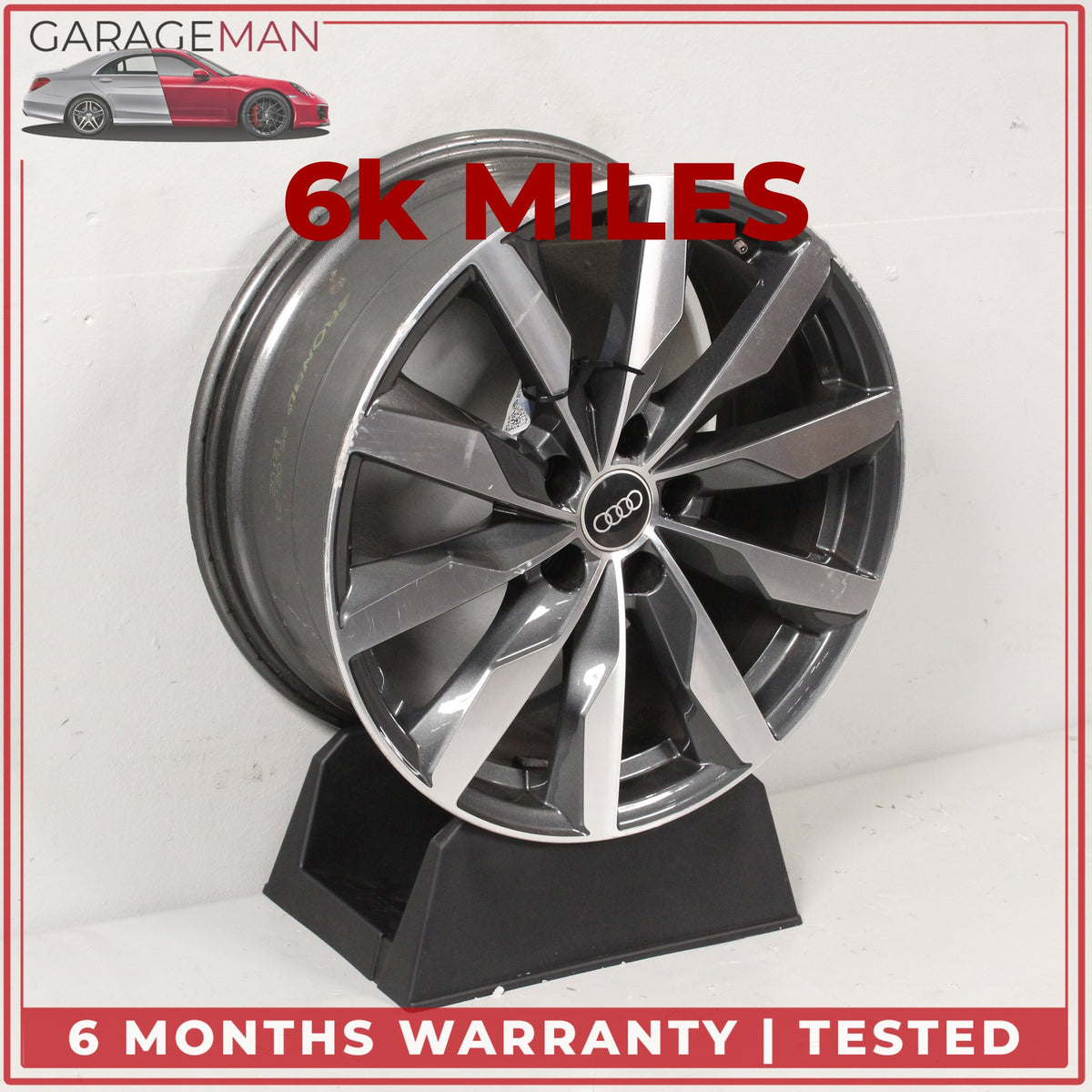 2016-2025 Audi A4 S4 Front or Rear Side Wheel Rim 8JX18H2 ET40 8W0601025FJ OEM