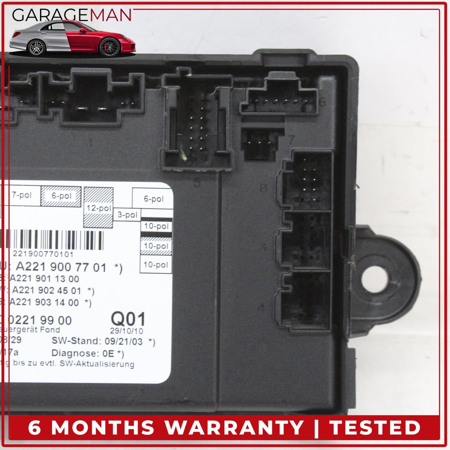 2007-2013 Mercedes W221 S400 Rear Left or Right Door Control Module Unit OEM
