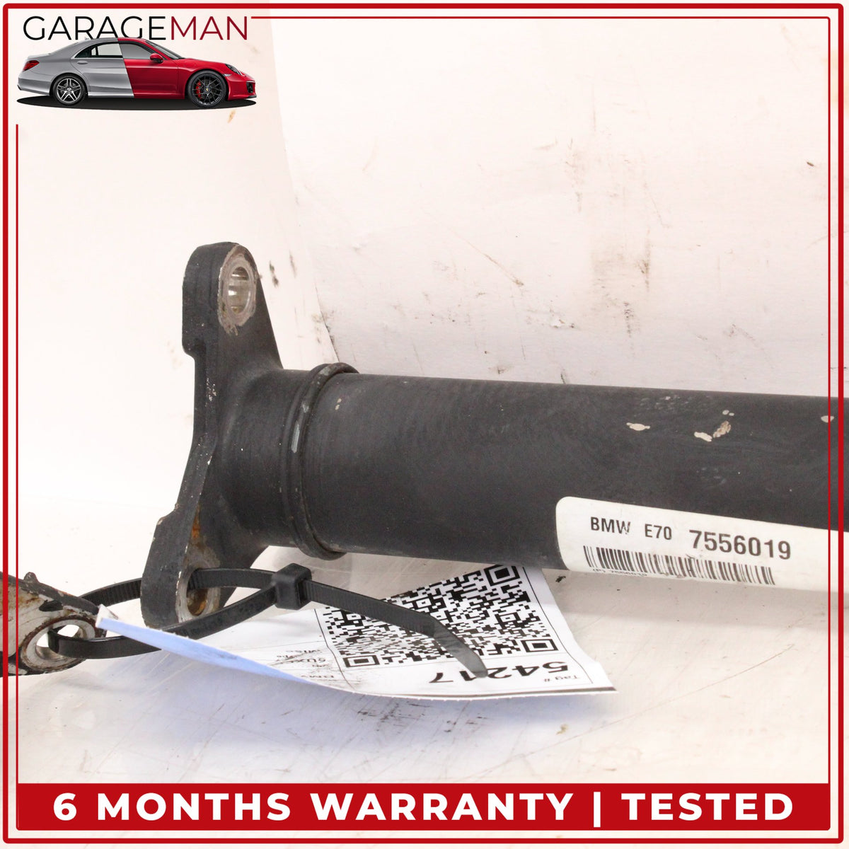 2007-2014 BMW X5 X6 E70 E71 Front Propeller Driveshaft Drive Shaft 7556019 OEM