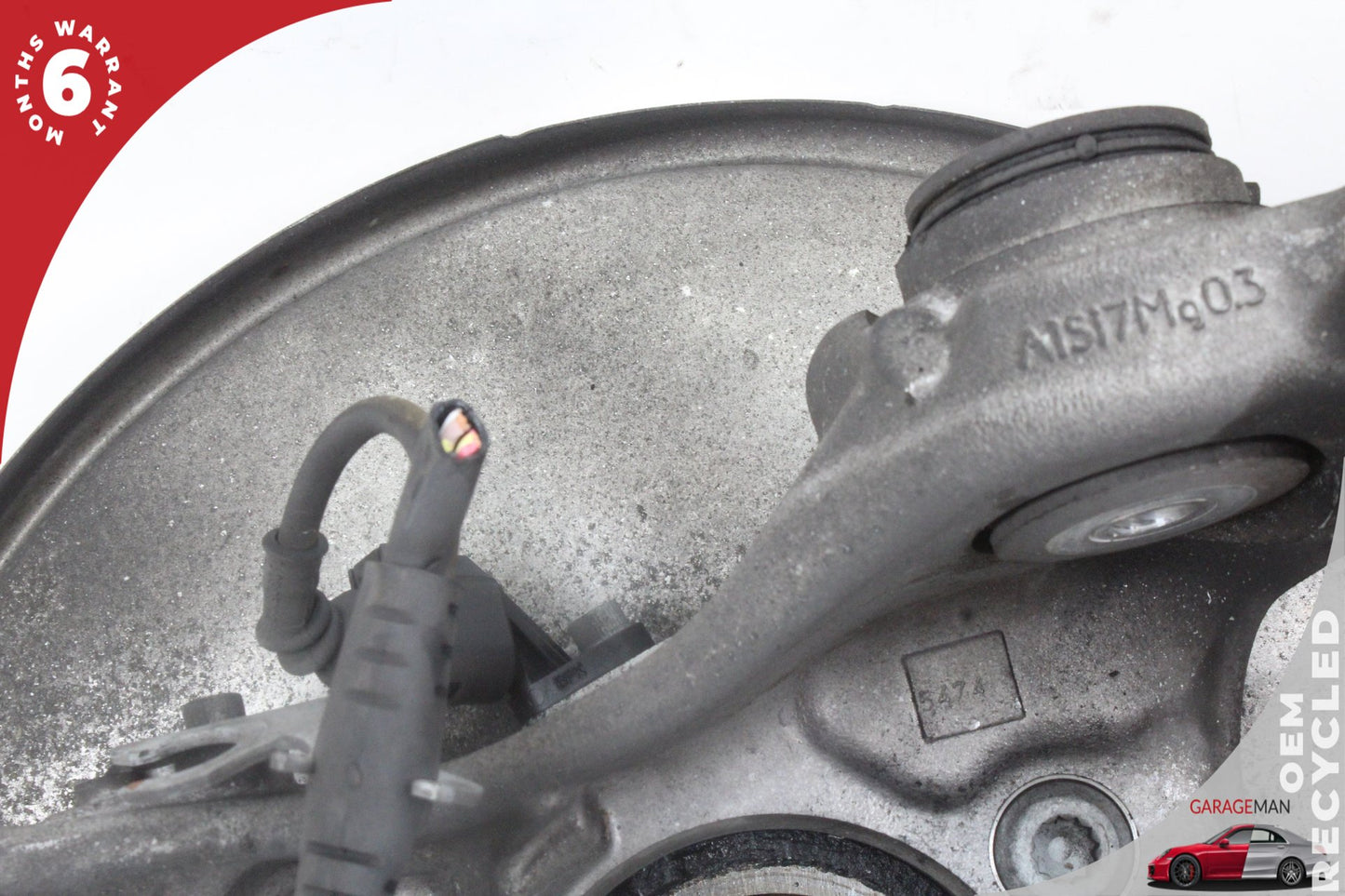 2009-2018 Audi A6 C7 AWD Rear Right Spindle Knuckle Wheel Hub 8K0407613B OEM