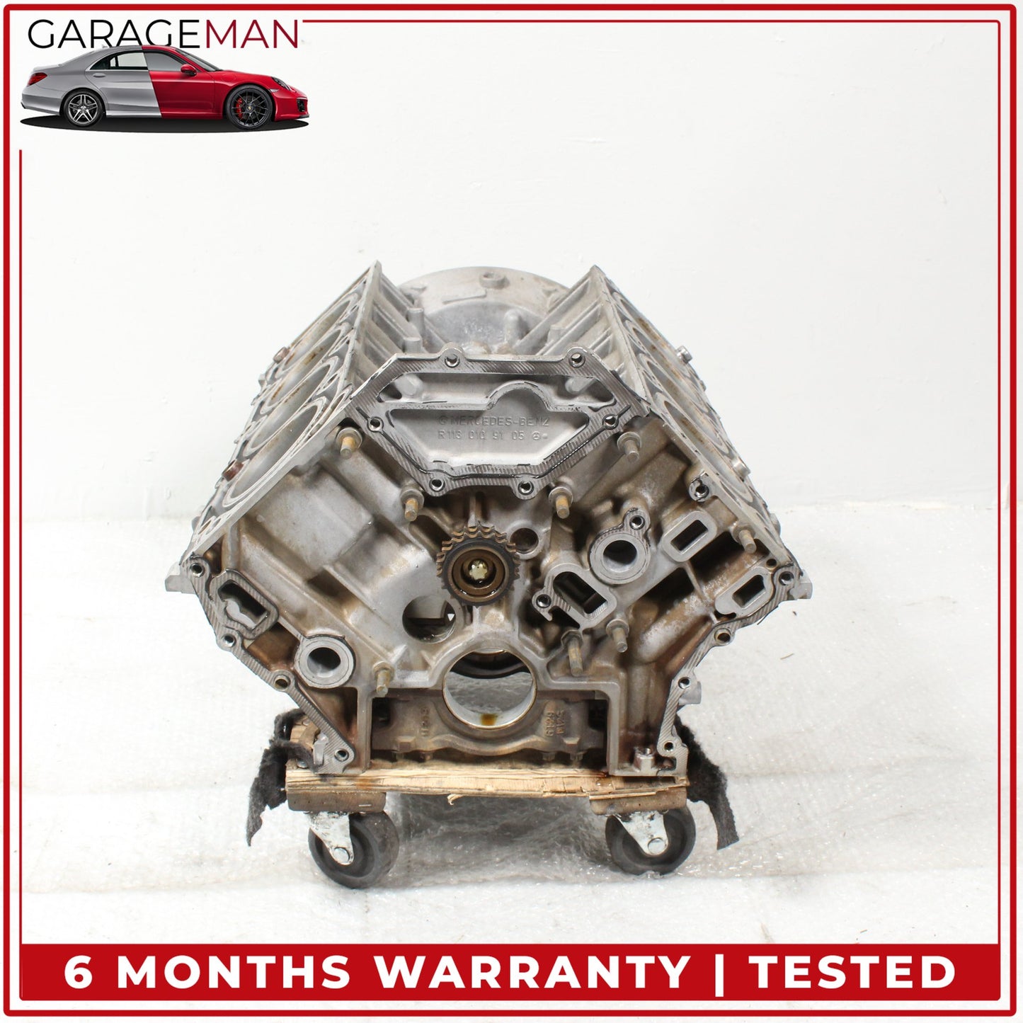 1998-2006 Mercedes W220 S430 ML430 E430 CLK430 Engine Motor Block 1130109105 OEM