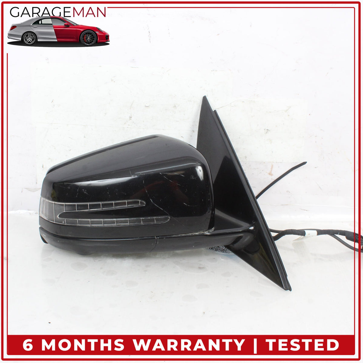 2010-2016 Mercedes W212 E400 Front Right Door Rear View Mirror w/ Camera OEM