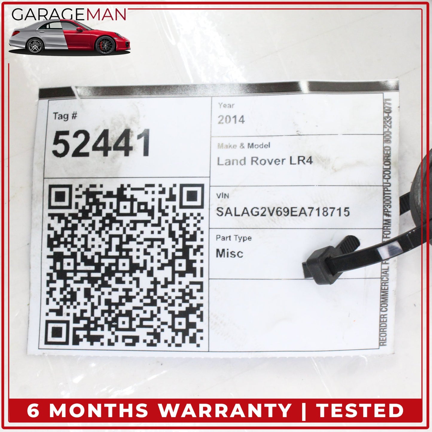 2010-2016 Land Rover LR4 L319 SUV Fuel Vapor Charcoal Canister AH229D653AA OEM
