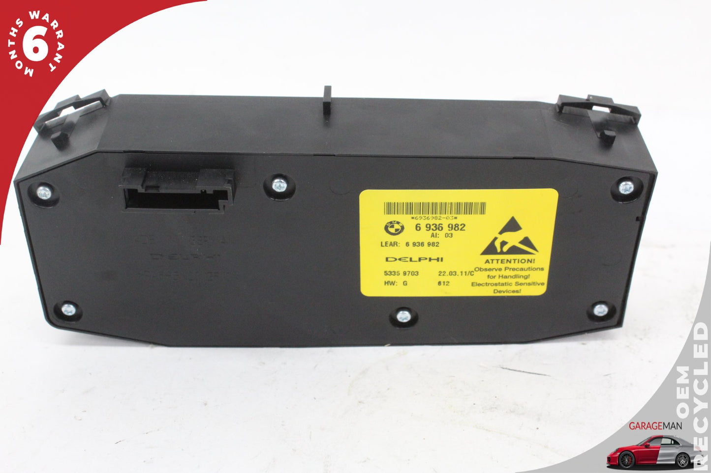 2007-2013 BMW 335is 135i 535i Front Right Memory Seat Control Switch 6936982 OEM