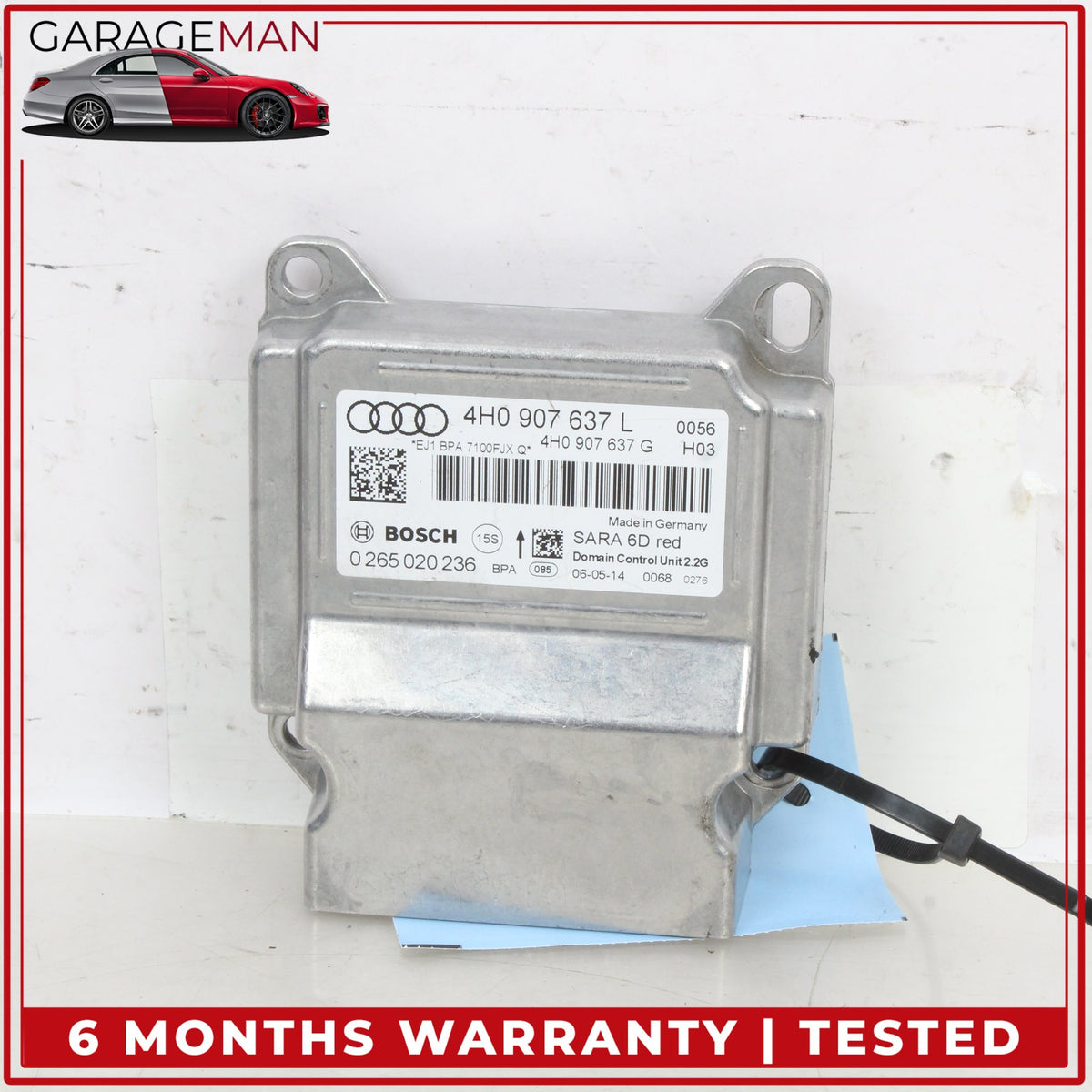 2011-2018 Audi A8 ESP Yaw Rate Speed Acceleration Sensor Module 4H0907637L OEM