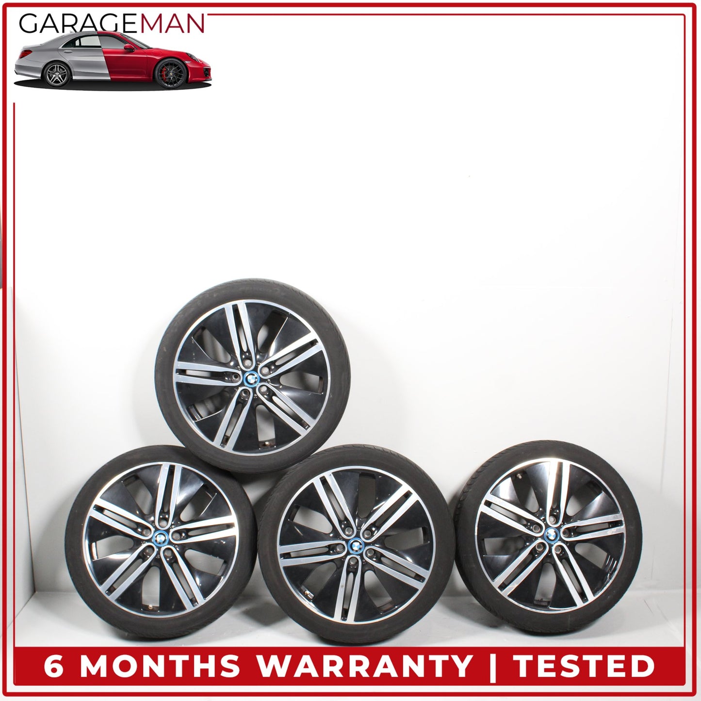 2014-2021 BMW i3 I01 Front and Rear Wheel Rim w/ Tire Complete Set of 4 OEM