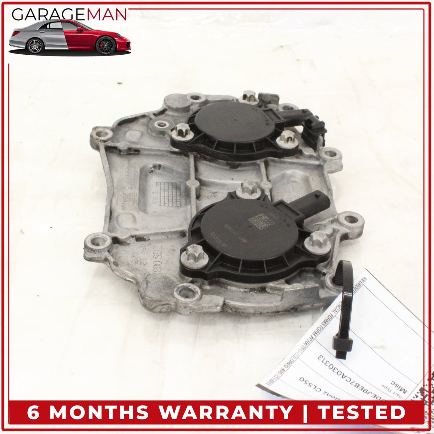 2012-2018 Mercedes W216 CL550 Engine Timing Chain Cover Plate 2760150201 OEM
