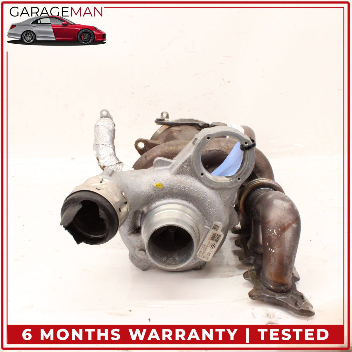 2018-2021 BMW X3 G01 B58 Engine Motor Turbo Turbocharger w/ Manifold 7643147 OEM