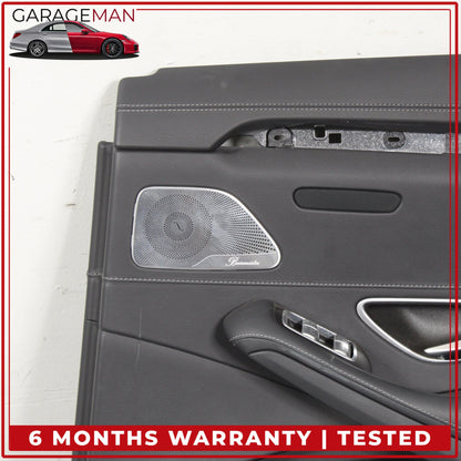 2014-2017 Mercedes W222 S550e Rear Right Side Interior Door Trim Panel Black OEM