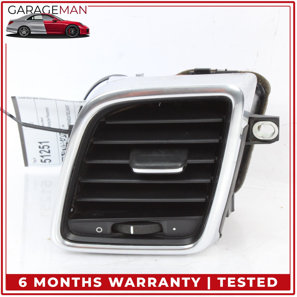 2010-2016 Porsche Panamera 970 Front and Rear AC A/C Air Vent Set of 8 OEM