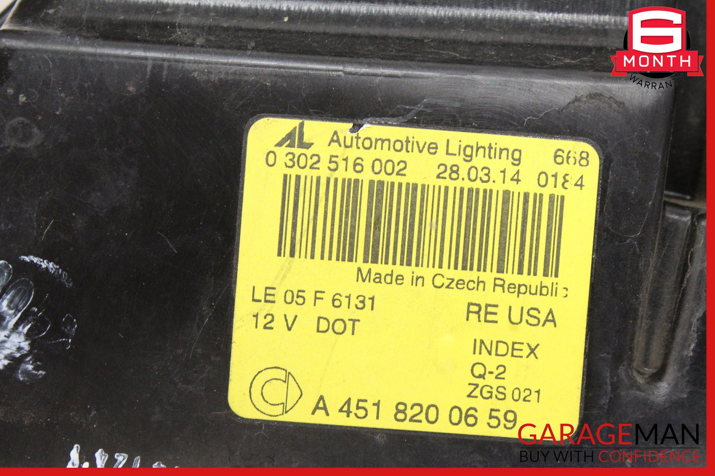 2008-2015 Smart Fortwo 451 Front Right Side Halogen Head Light 4518200659 OEM