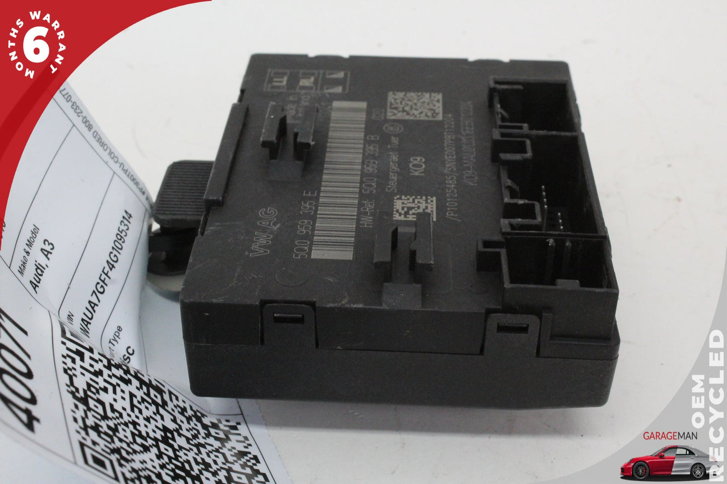 15-20 Audi A3 8V Sedan Window Control Module Rear Right 5Q0959395B Genuine