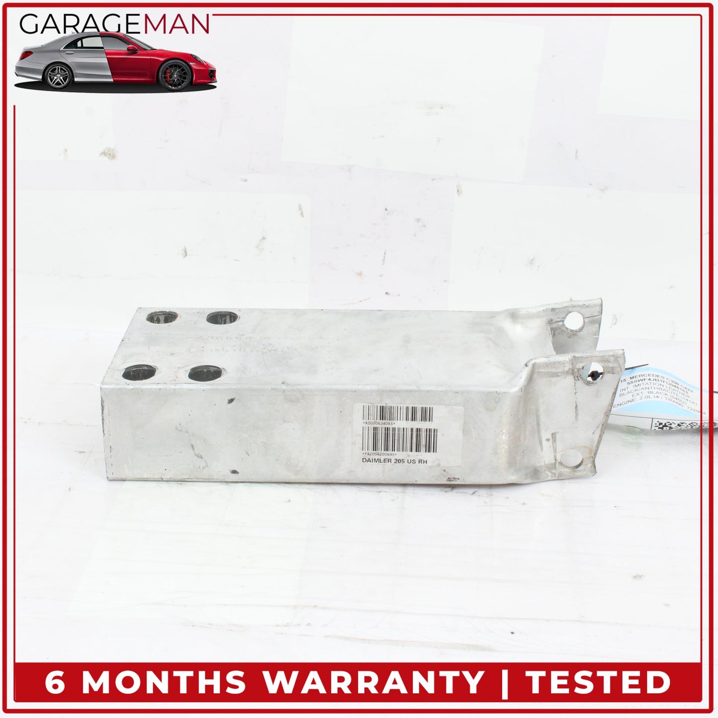 2015-2023 Mercedes W205 C300 Front Right Side Bumper Reinforcement Bracket OEM
