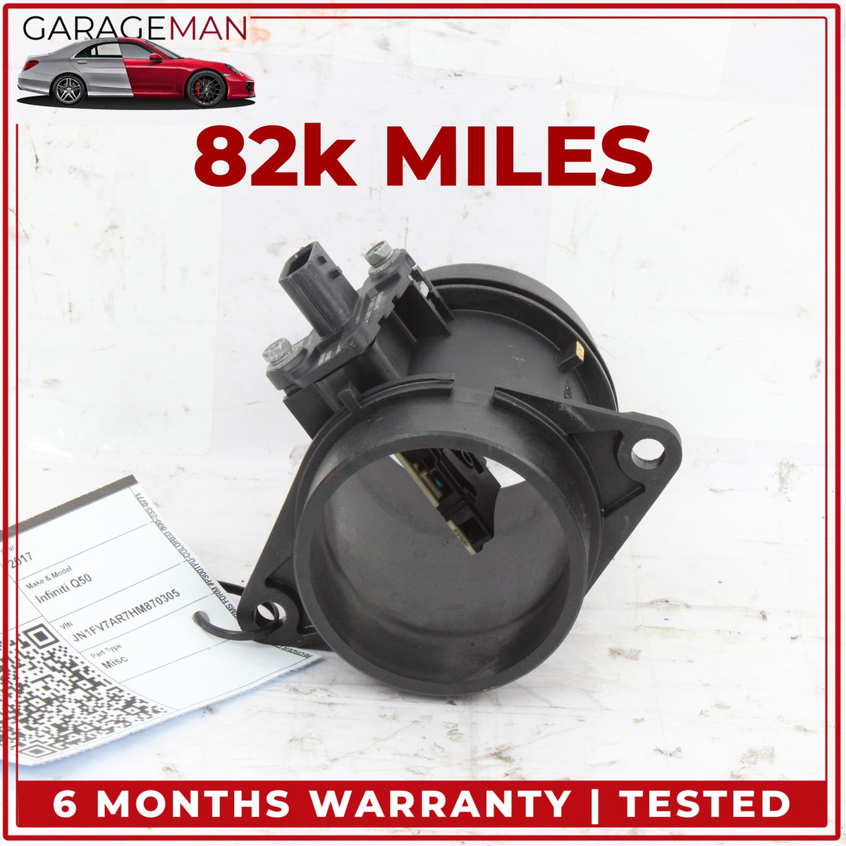 2016-2024 Infiniti Q50 Q60 MAF Mass Air Flow Meter Sensor 226807131R OEM
