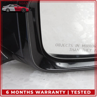 2017-2023 BMW 530e Right Door Rear View Mirror w/ Blind Spot Blue Metallic OEM