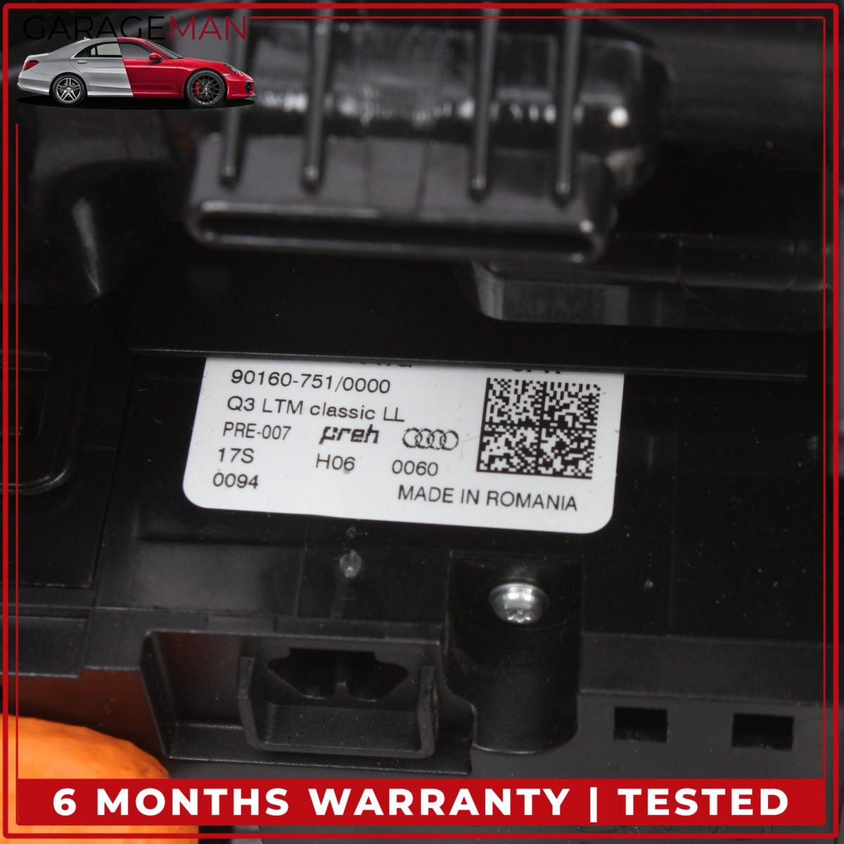 2019-2025 Audi Q3 Front Left Side Headlight Control Switch w/ Trim Bezel OEM