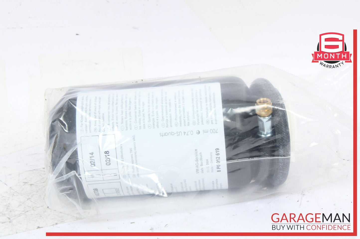 2008-2015 Audi TT 8J Convertible Tire Repair Reservoir Glue 8P0012619 OEM
