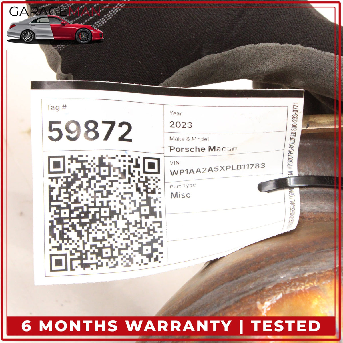 2019-2024 Porsche Macan 95B Audi A4 A5 Exhaust Downpipe 8W0131703AC OEM