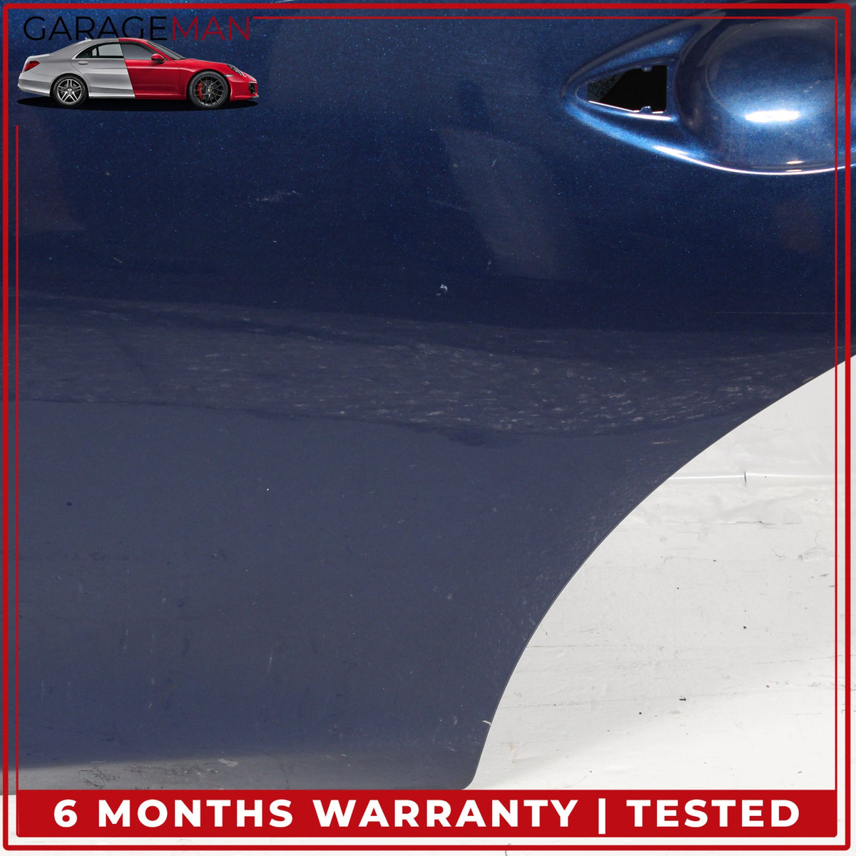 2014-2024 Infiniti Q50 V37 Rear Left Driver Side Door Shell Blue H210A4GAMA OEM
