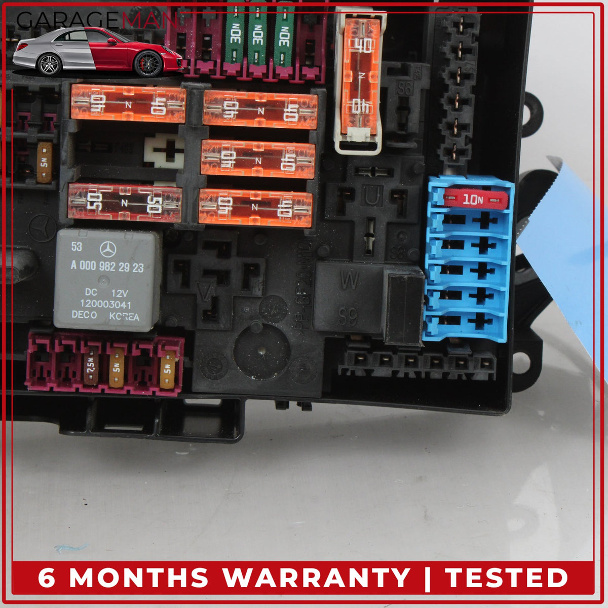 2014-2017 Mercedes W222 S550e S600 Rear Trunk Fuse Box Module 2229061201 OEM