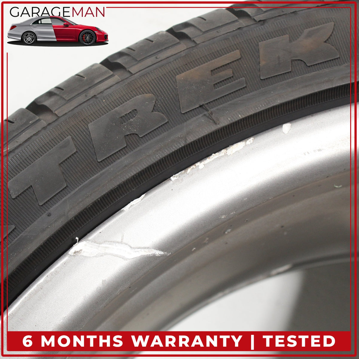 2012-2018 Audi A6 S6 Front or Rear 5 Spoke Wheel Rim w/ Tire 8.5JX20H2 ET45 OEM