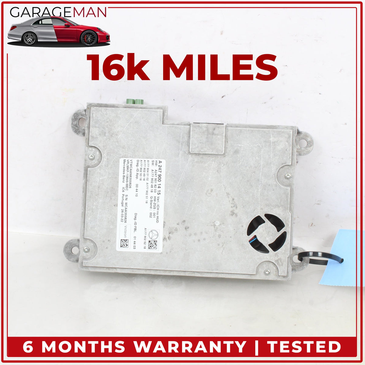 2022-2023 Mercedes W177 A220 Speedometer Instrument Cluster Control Module OEM