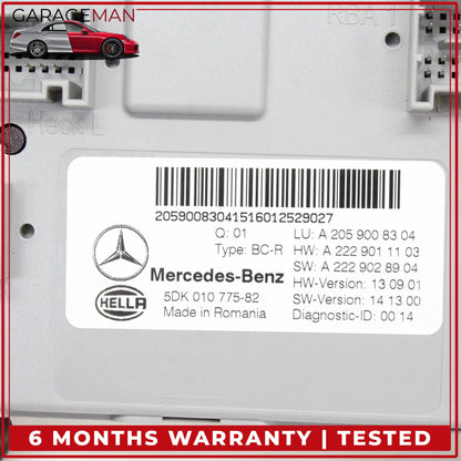 2015-2018 Mercedes W205 C300 Rear Trunk SAM Control Module Unit 2059008304 OEM